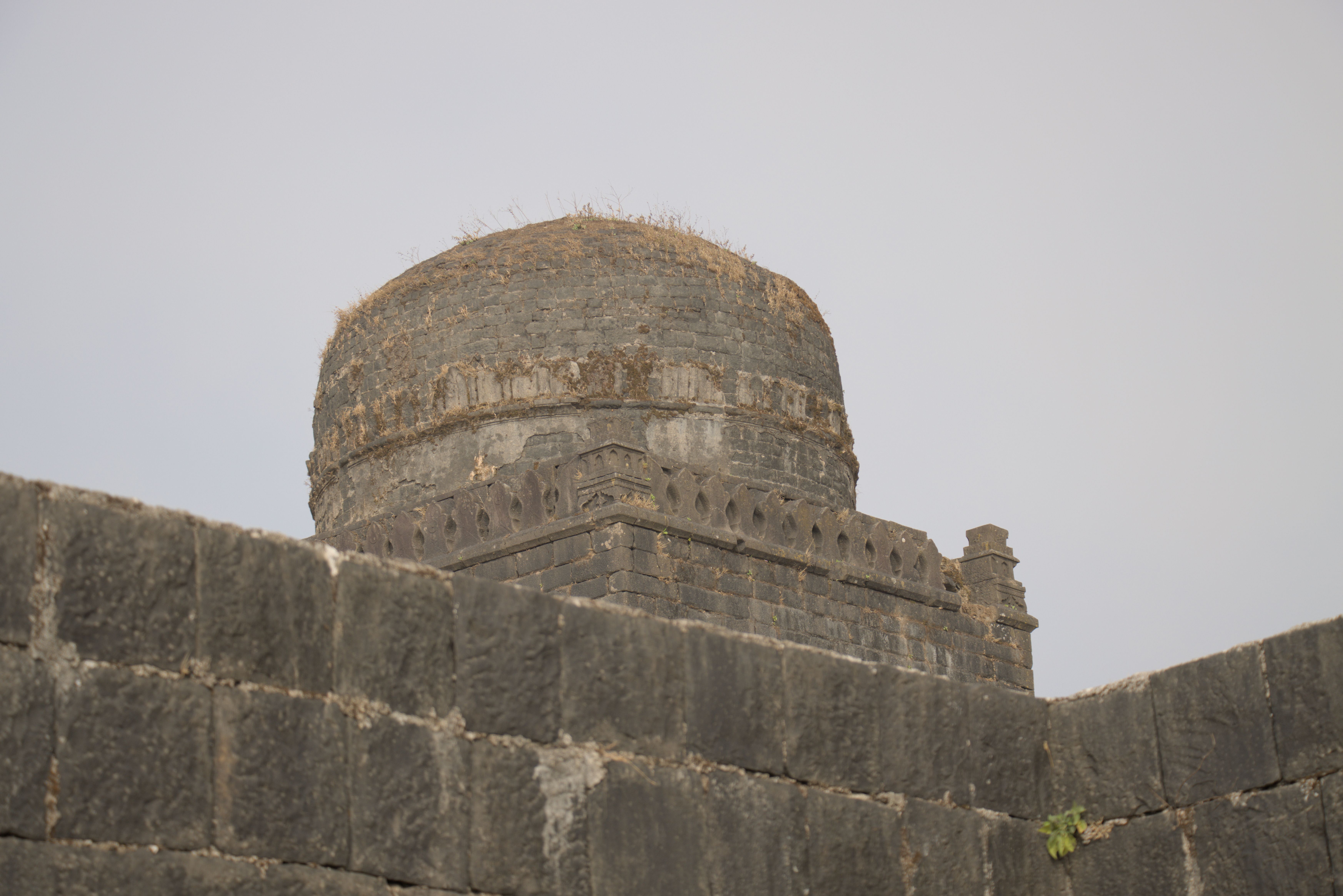 Throne room peaking over fortification walls.