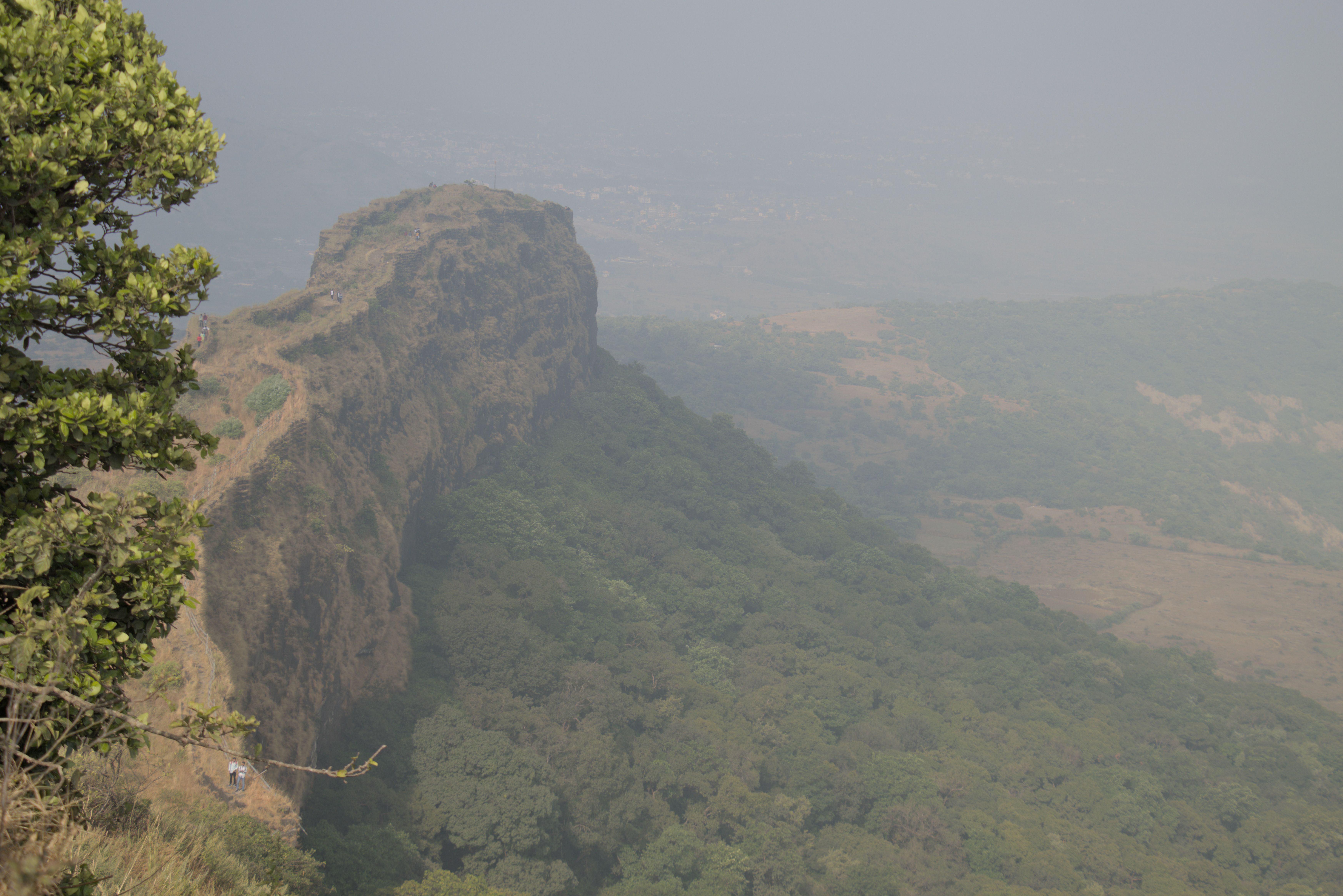 Directly looking down path to the tip of Scorpion's Tail.