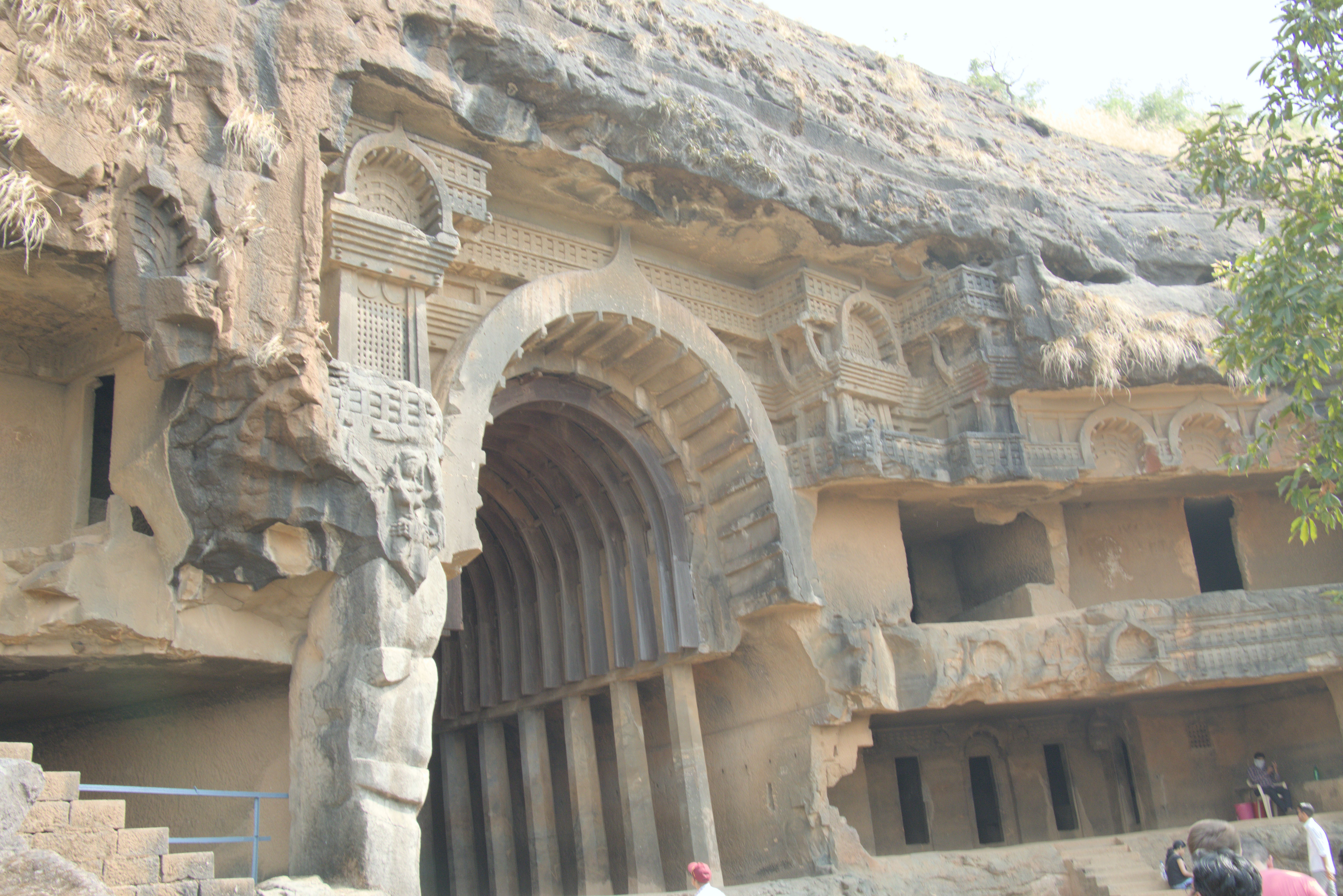 Bhaja Caves main entrance.